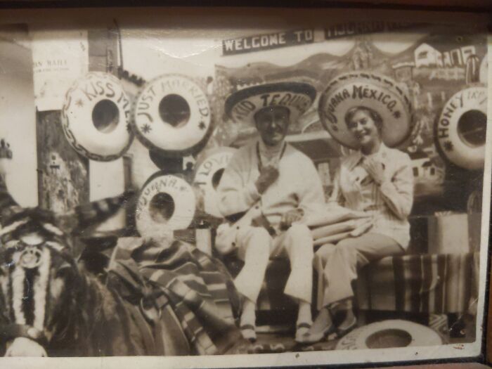 My Great-Great Aunt And Uncle- Living It Up On Their Honeymoon In Tijuana ❤️