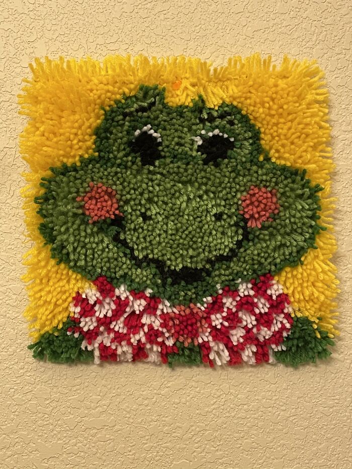 My First Latch Hook Rug Kit!