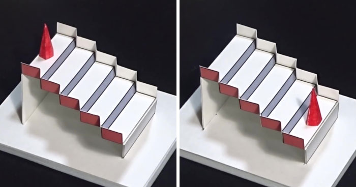 Brain-Bending 3D Schr&ouml;der Staircase Optical Illusion Won Best Illusion of The Year 2020 Contest