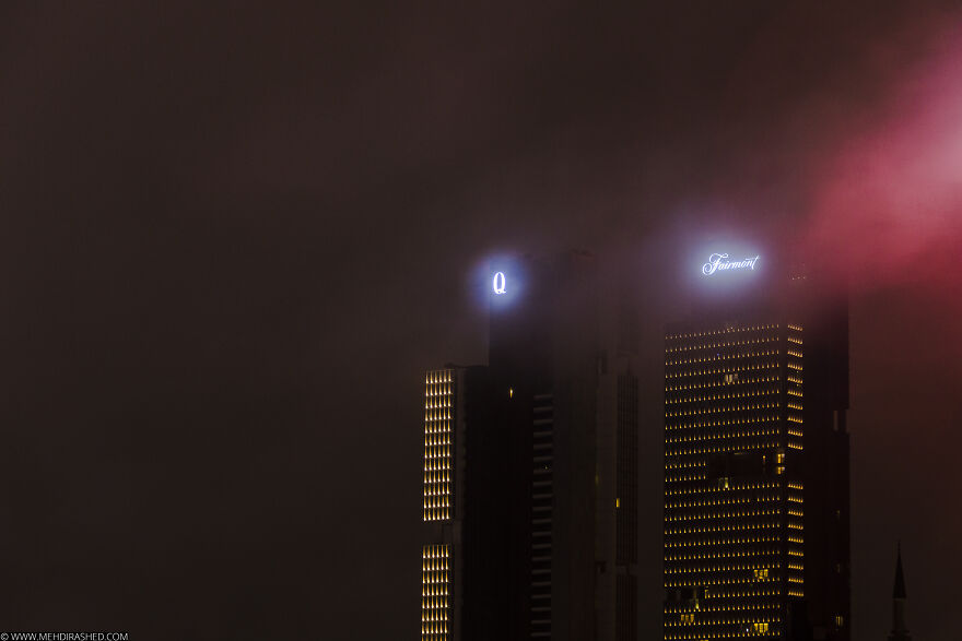 It Is Alive, The Fog, When It Comes Down Upon Us Moving Through The Buildings, Consuming Lights And Colors And Sky!
