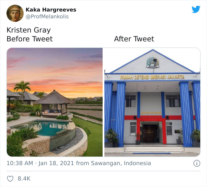 Influencer Brags About Her Easy Life In Bali On Twitter, Gets Deported Over It Influencer Brags About Her Easy Life In Bali On Twitter, Gets Deported Over It