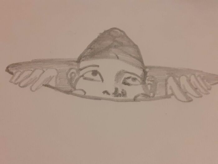 Scared Tinfoil Hatter Hiding In His Hole Of Ignorance