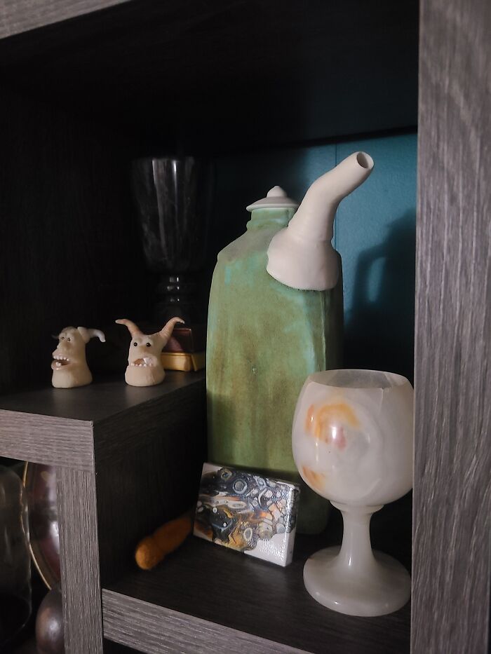 Ceramic Milk Jug Pitcher, Gemstone Goblets & Glow Monsters...oh, My!