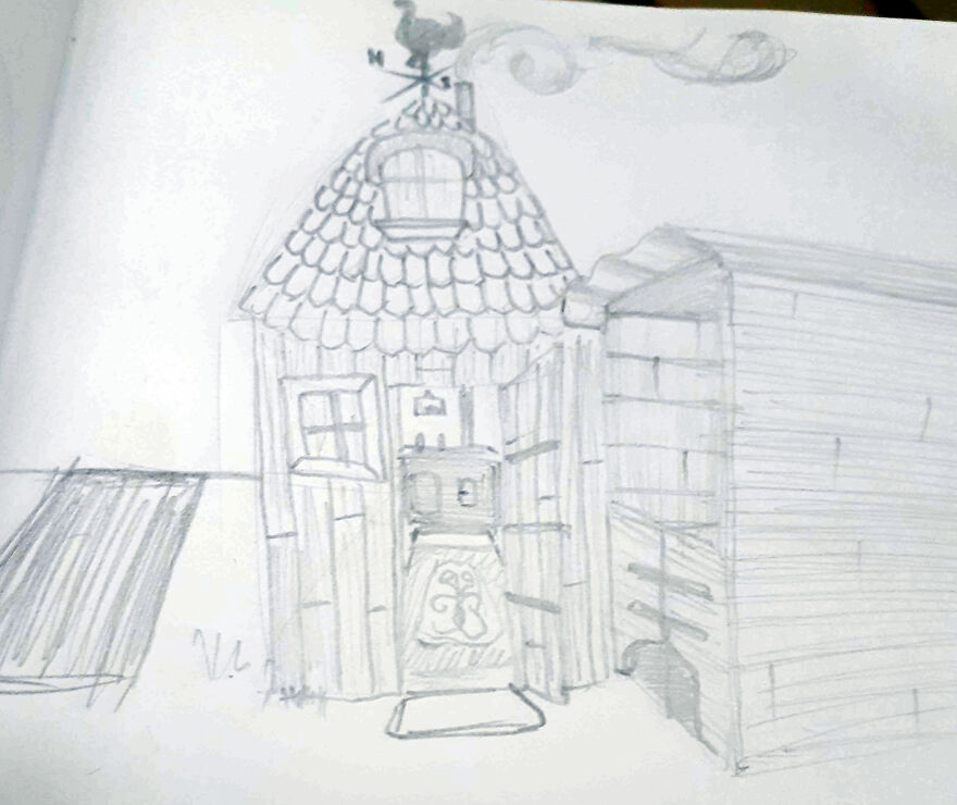 A Small Comfy Shack With A Farm