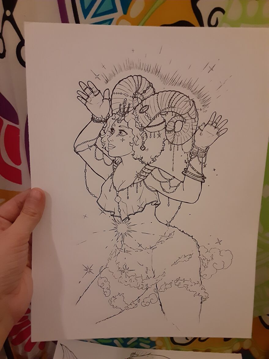 I Created 12 Illustrations Inspired By The Zodiac