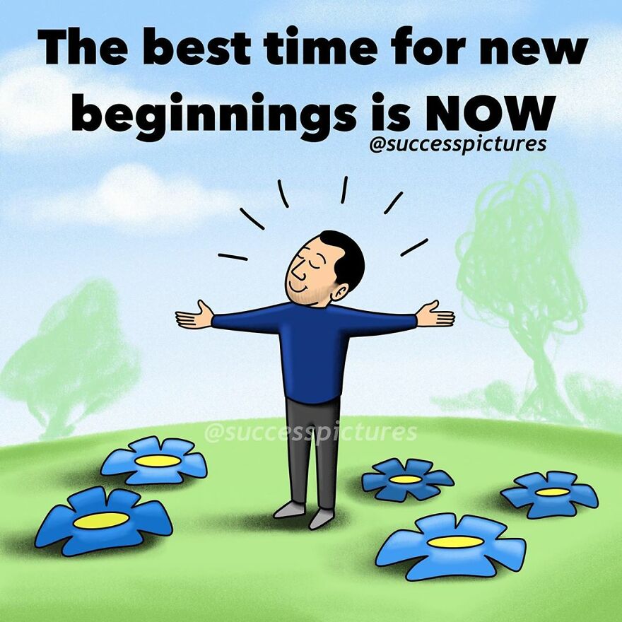 This Instagram Account Makes Motivational Comics With A Deep Meaning