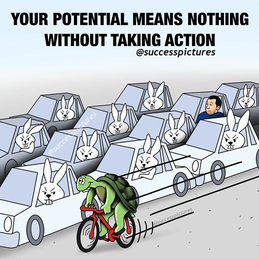 This Instagram Account Makes Motivational Comics With A Deep Meaning