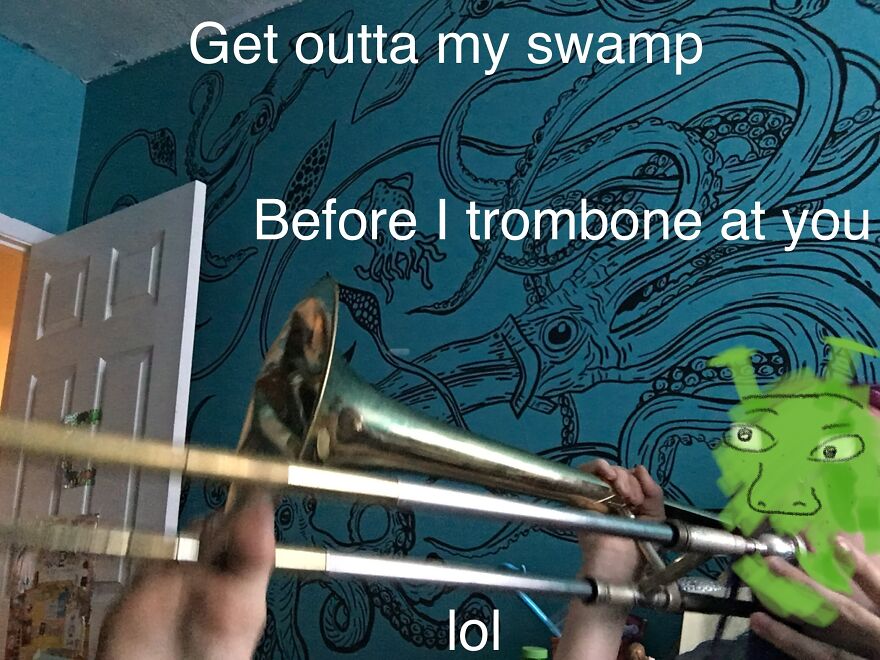 I Can Play The Piano Upside Down Plus The Trombone With My Feet Although I Can Only Play Two Songs On My Feet I Thought It Still Might Count. Also Nobody Would Take My Picture (Cry) So This Is Not A Great One, Sorry :(