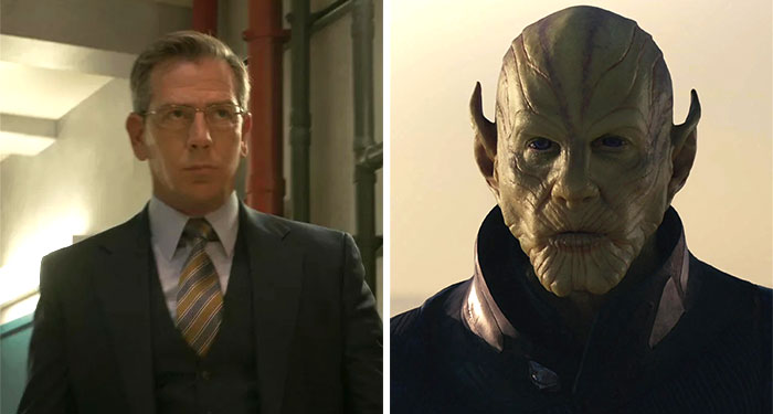 Ben Mendelsohn As Keller And Talos In Captain Marvel (2019)