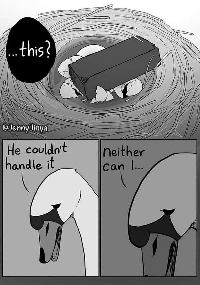Artist Who Makes People Cry With Her Animal Comics Just Released A New One About A Swan Inspired By True Events Artist Who Makes People Cry With Her Animal Comics Just Released A New One About A Swan Inspired By True Events