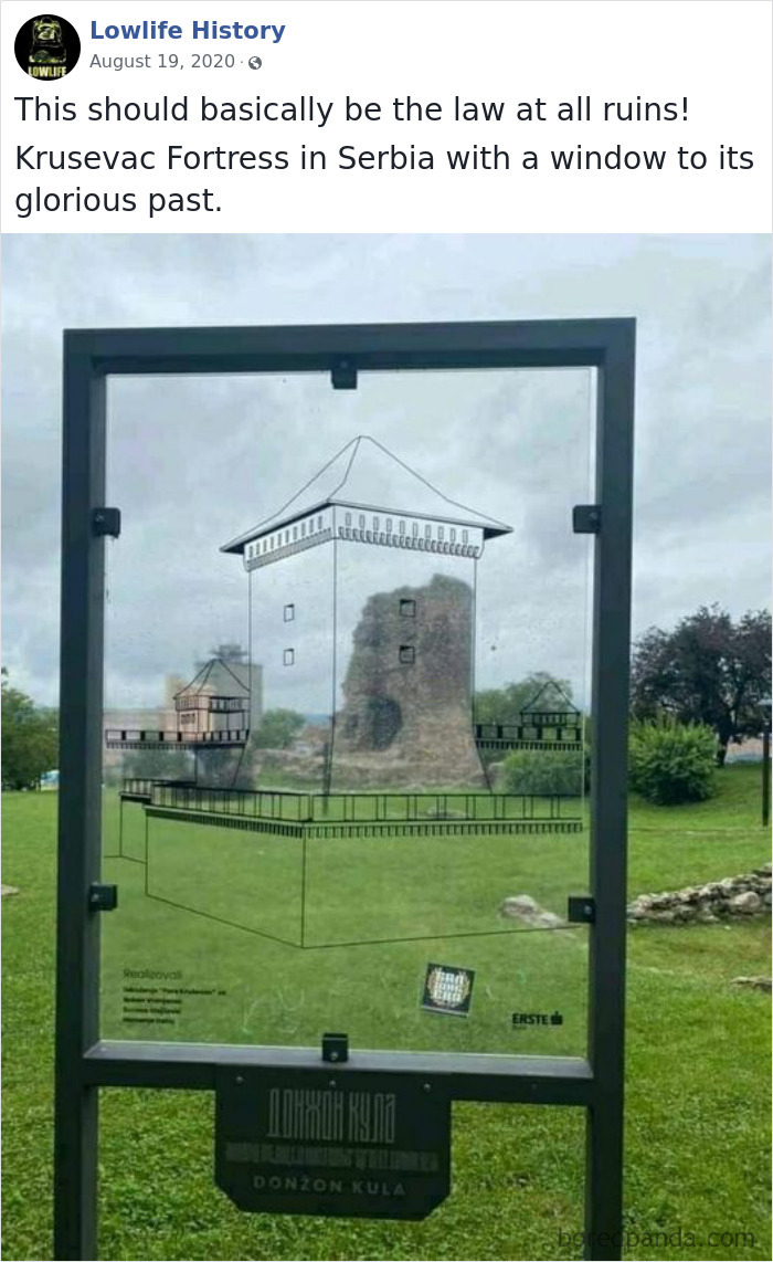 How The Ruins Are Displayed In Serbia