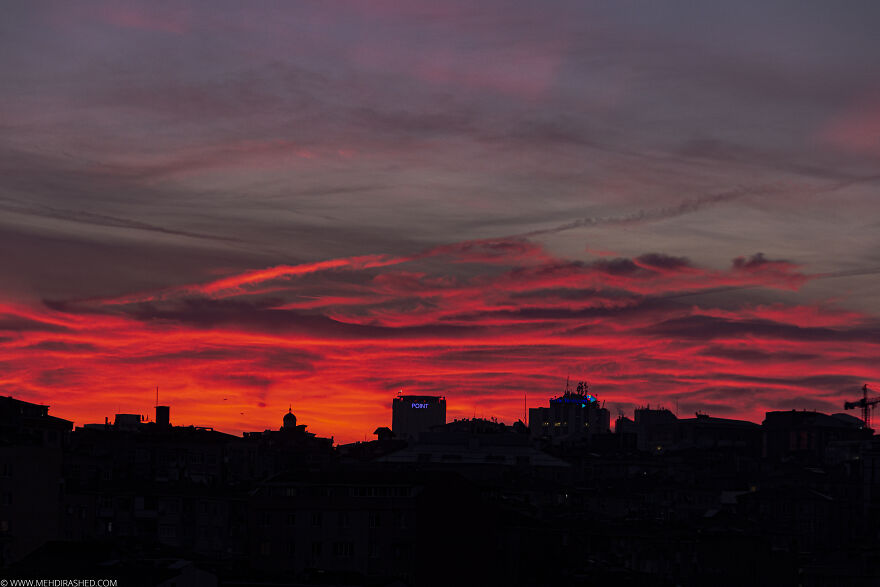 Or Seeing Lava Flowing In The Sky And Rushing Towards You!