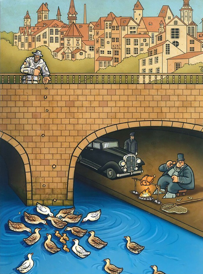 41 Illustrations That Question Modern Society By An Iranian Artist