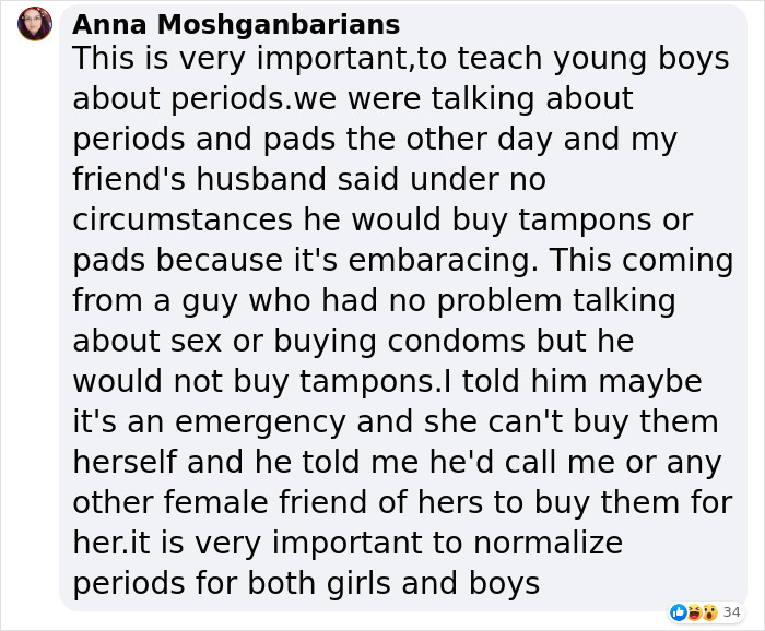 Mom Praised By 65k People On Facebook For Encouraging Her Sons To See Past Menstruation Taboo Mom Praised By 65k People On Facebook For Encouraging Her Sons To See Past Menstruation Taboo