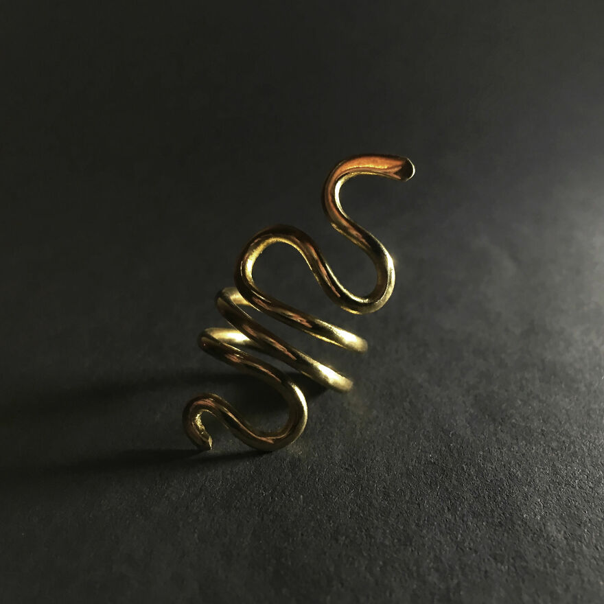 Grass Snake Ring