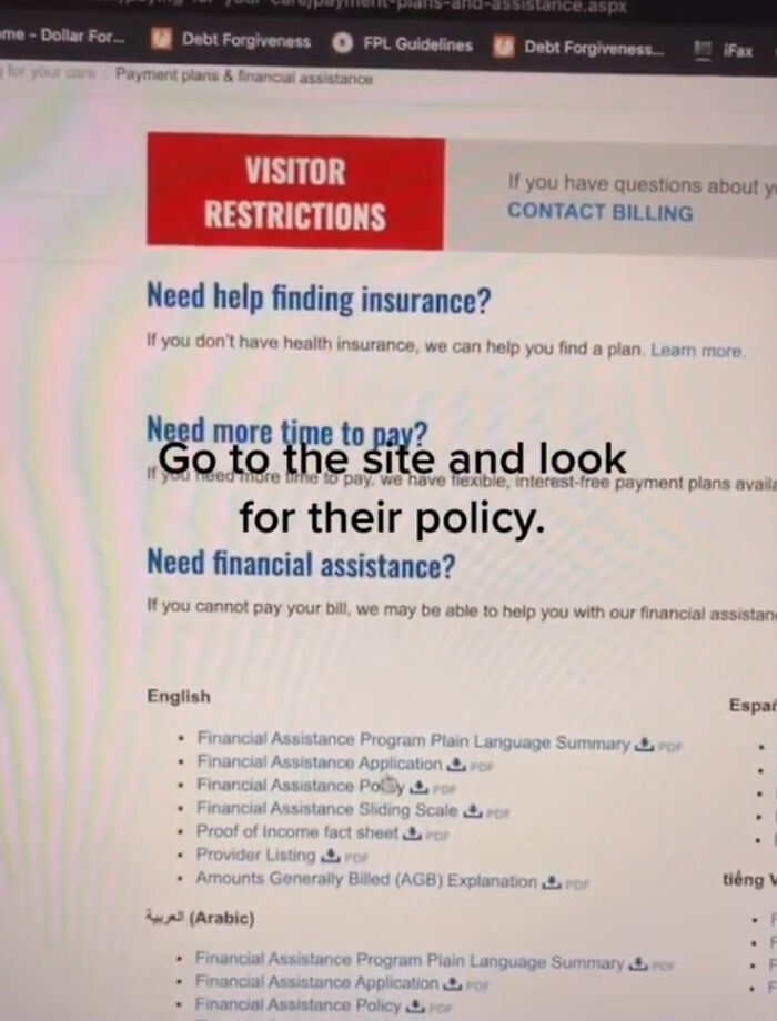 TikTok User Shared A Way That People Can Overcome Huge Hospital Bills Using A Legal Method And 282K Are Thankful TikTok User Shared A Way That People Can Overcome Huge Hospital Bills Using A Legal Method And 282K Are Thankful