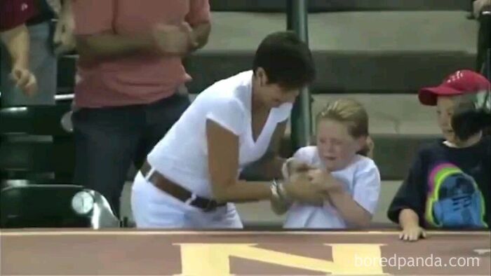 Stealing A Ball From A Little Girl