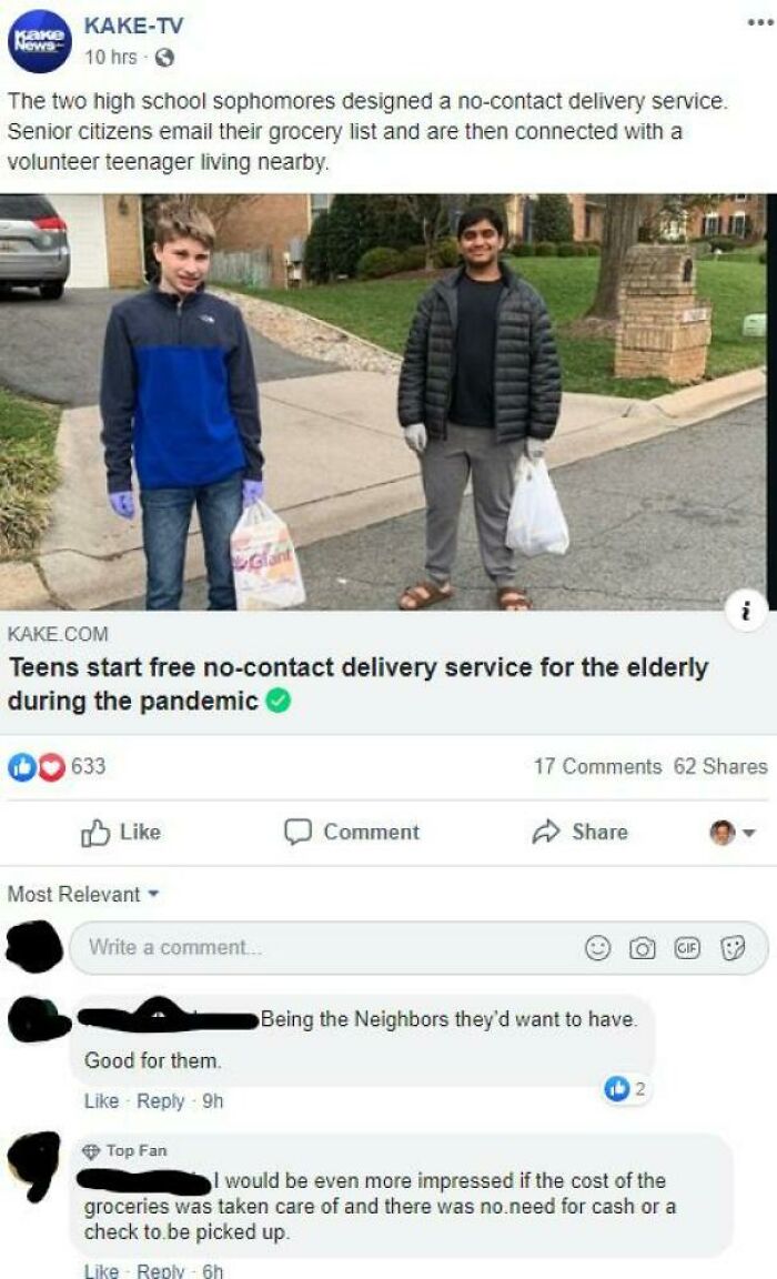 Voluntary Delivery Isn't Good Enough, They Should Pay For The Groceries Too!