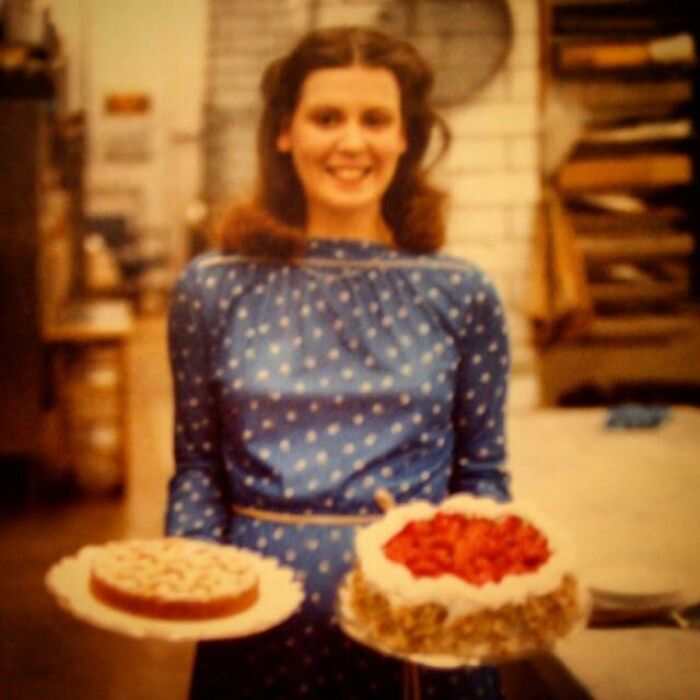 My Mom Was One Of The First Female Graduates Of The Culinary Institute Of America. Here She Is Working As The First Female Pastry Chef At A Hotel In Pittsburgh In 1980