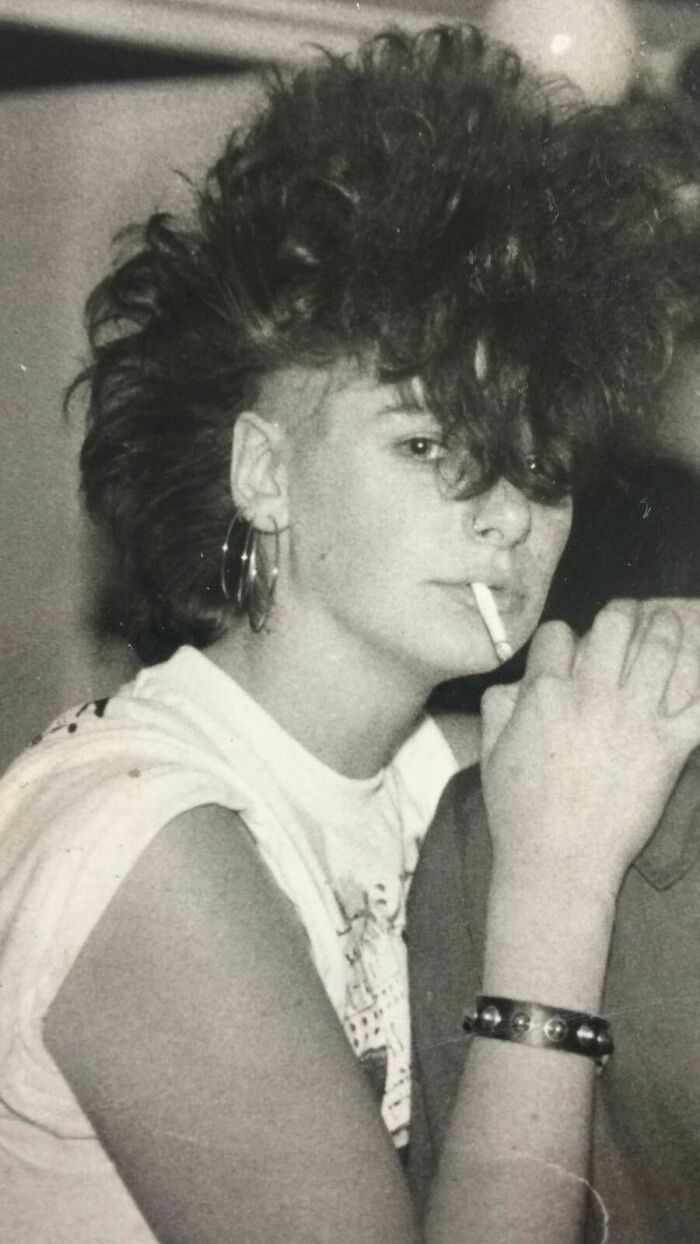 I Always Knew My Mom Was A Tough Lady. Photo Taken Circa 1985