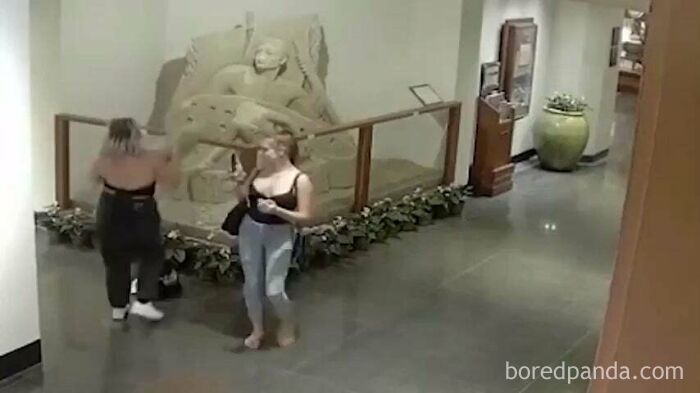 Destroying A Sand Sculpture