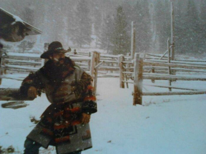 My Dad In Northern Montana 1989