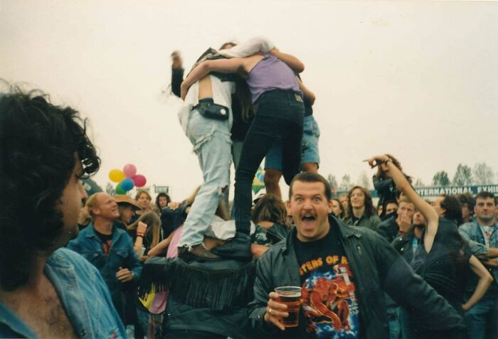 My Dad Rocking Out At Monsters Of Rock Festival 1991