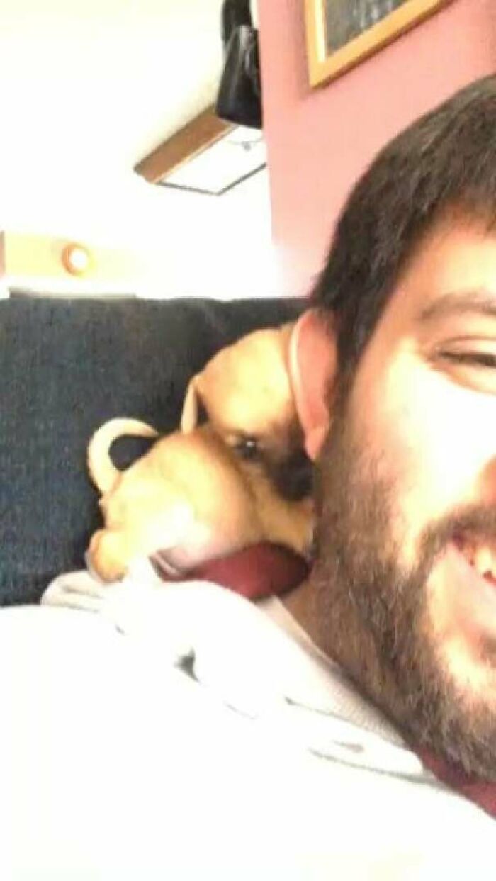 When He Was Small Enough To Be My Shoulder Buddy