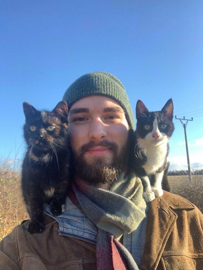 Hope I'm Not Too Late To Raise You A Second Shoulder Cat