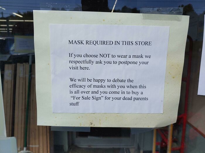 Found In The Window Of My Very Small, Very Red, Upstate NY Town Hardware Store