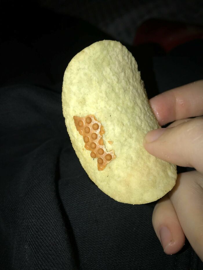 What Is This Brown Bumpy Thing On My Pringle??