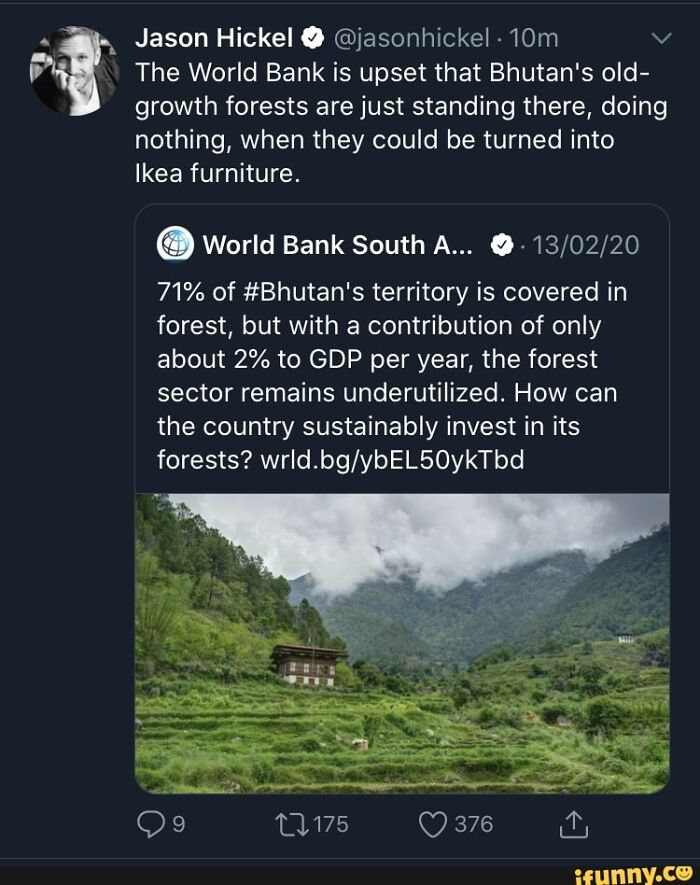 Bhutan's Forest Should Not Be Just Standing There