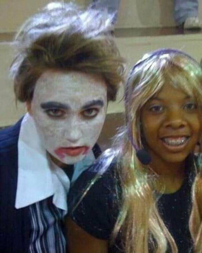 Edward Cullen And Hannah Montana For Spirit Day ‘09