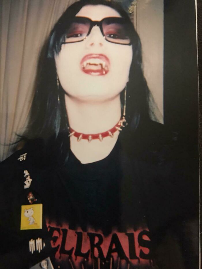 I Wore Vampire Teeth Every Day Year Round (17)