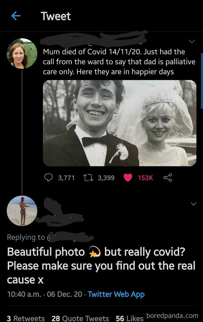 Just Discrediting Someone's Death Bc Of The Brain Dead Narrative You Believe