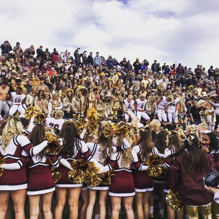 Here’s A Photo From An Oklahoma High School Football Game That Took Place On Saturday 🤢