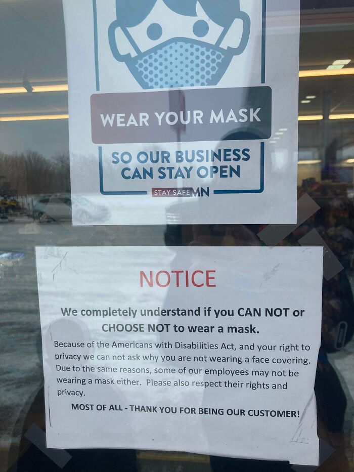 Winkingly Encouraging People To Go Maskless