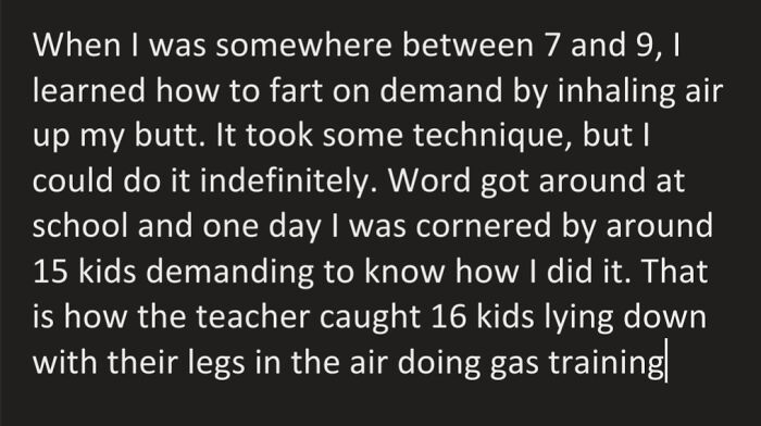 I Was An Interesting Child