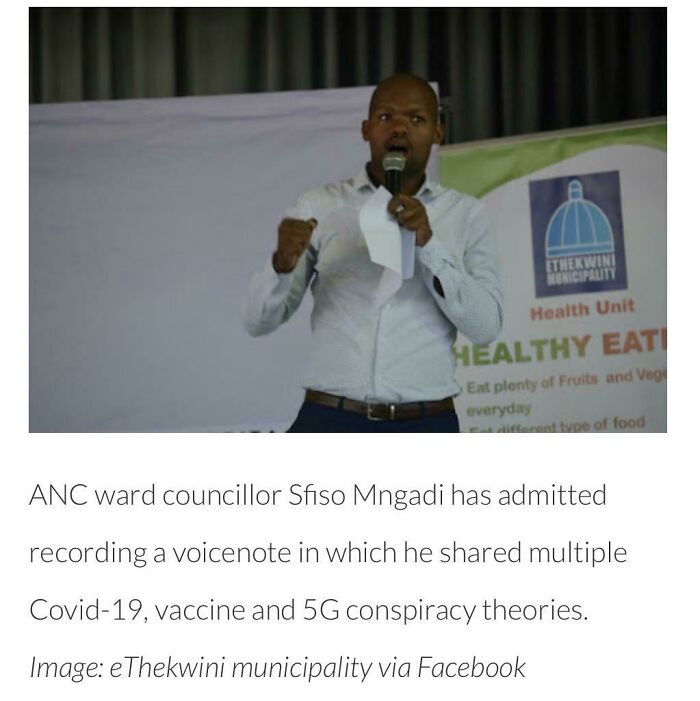 Councilor Claims That Covid Doesn’t Exist, 5g Towers Are The Killers And White People Have Already Been Vaccinated