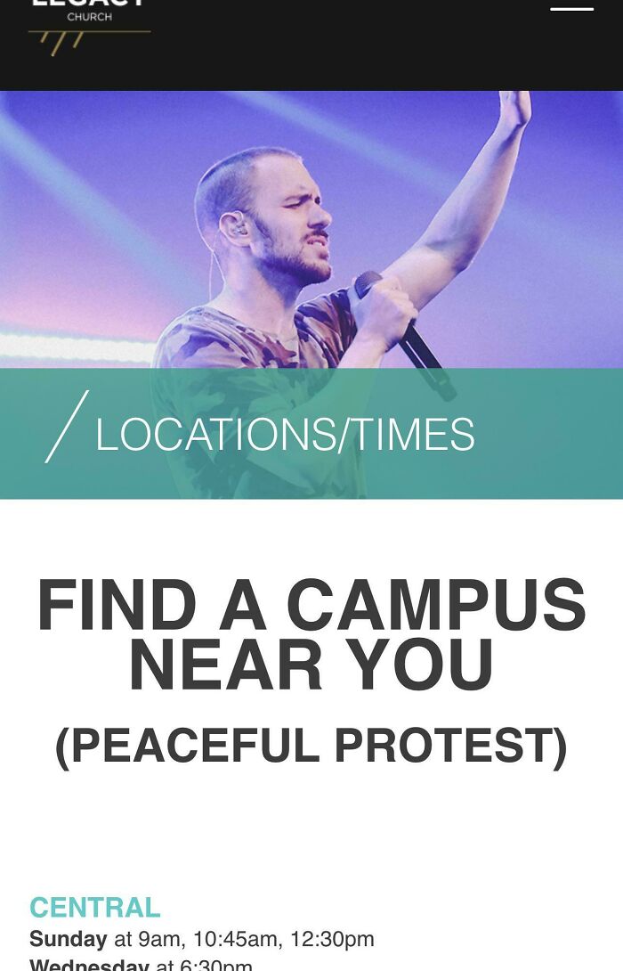 After Being Fined $5000 For Its Massive Christmas Eve Event That Violated Health Orders, This Megachurch Is Now Calling Their Services Peaceful Protests.