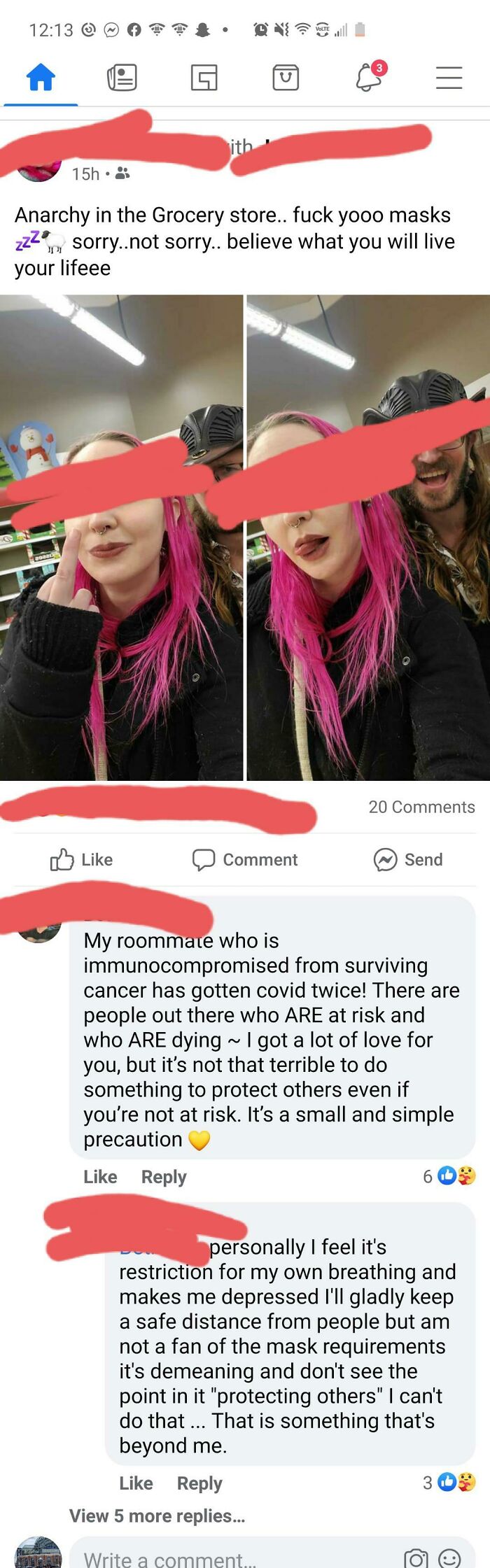 Regardless Of How You Feel Politically, Actions Like These Show How Little Some People Give A Shit About Others.