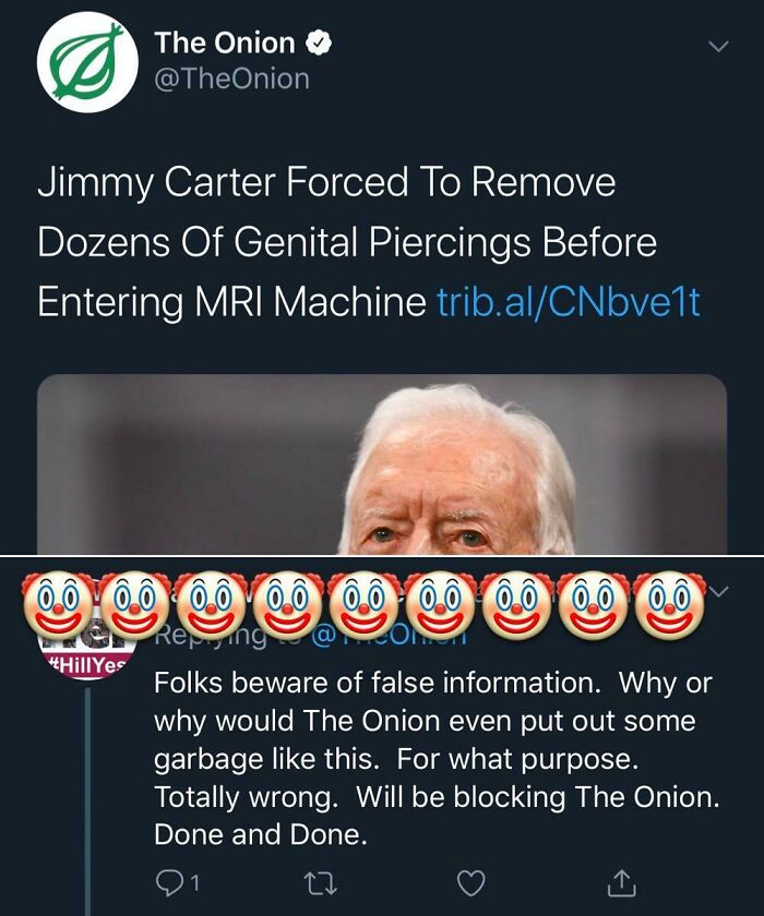 Because There Are Overprotected Jimmy Carter Stans Out There