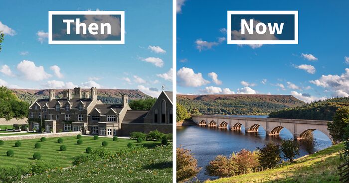 3D Renders Of England’s Historical Country Mansions And What Replaced Them (7 Pics)