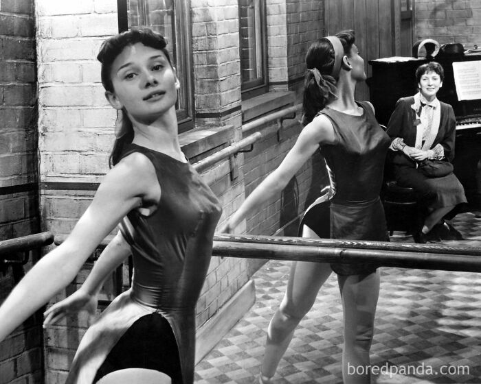 Actress Audrey Hepburn, Living In Nazi Occupied Netherlands In Wwii And Suffering Malnutrition, Raised Funds For The Dutch Resistance By Dancing In Underground Concerts