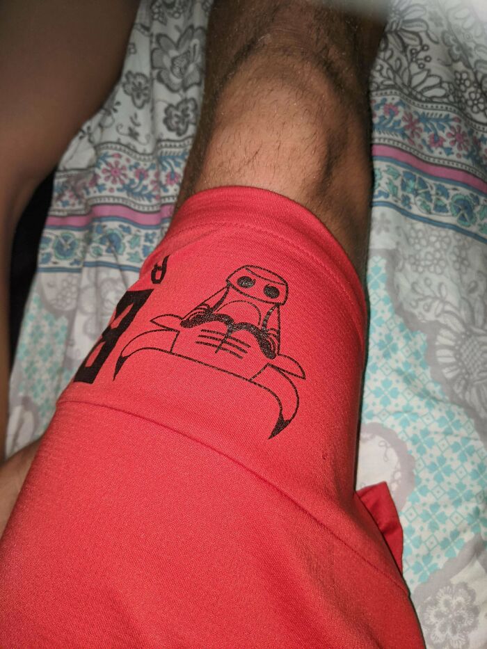 Upside Down, The Bulls Logo Looks Like A Robot Making Love To A Crab