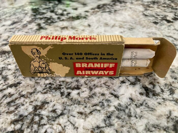 1950’s Cigarettes With Your Inflight Meal
