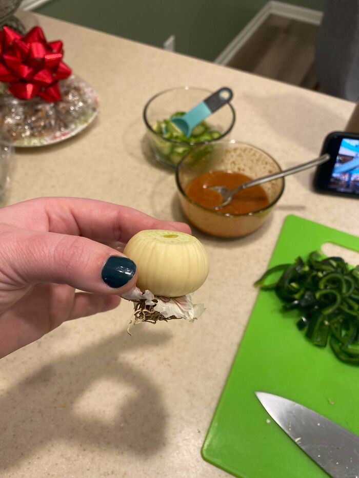 This Whole Bulb Of Garlic Was Also One Clove