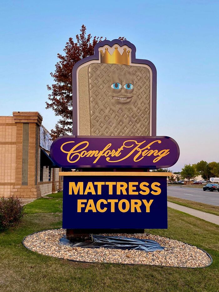 Someone Paid Money For This To Be Their Sign And Logo/Mascot. I’m Convinced This Is Drug Lord’s Money Laundering Business