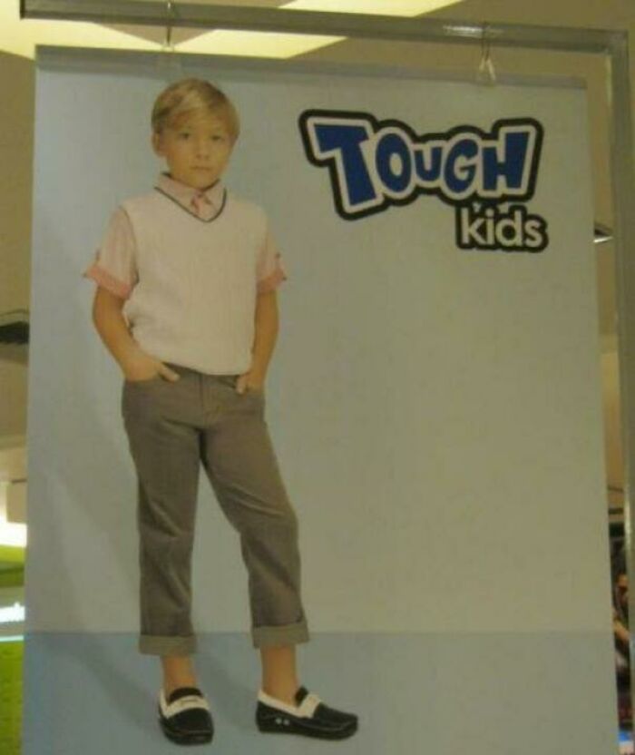 Nothing Says “Tough” Like Rolled Up Pant Legs
