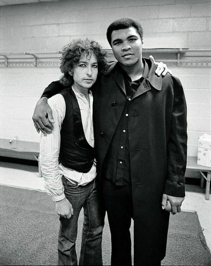 Bob Dylan & Muhammad Ali, Madison Square Gardens, New York, 1975
